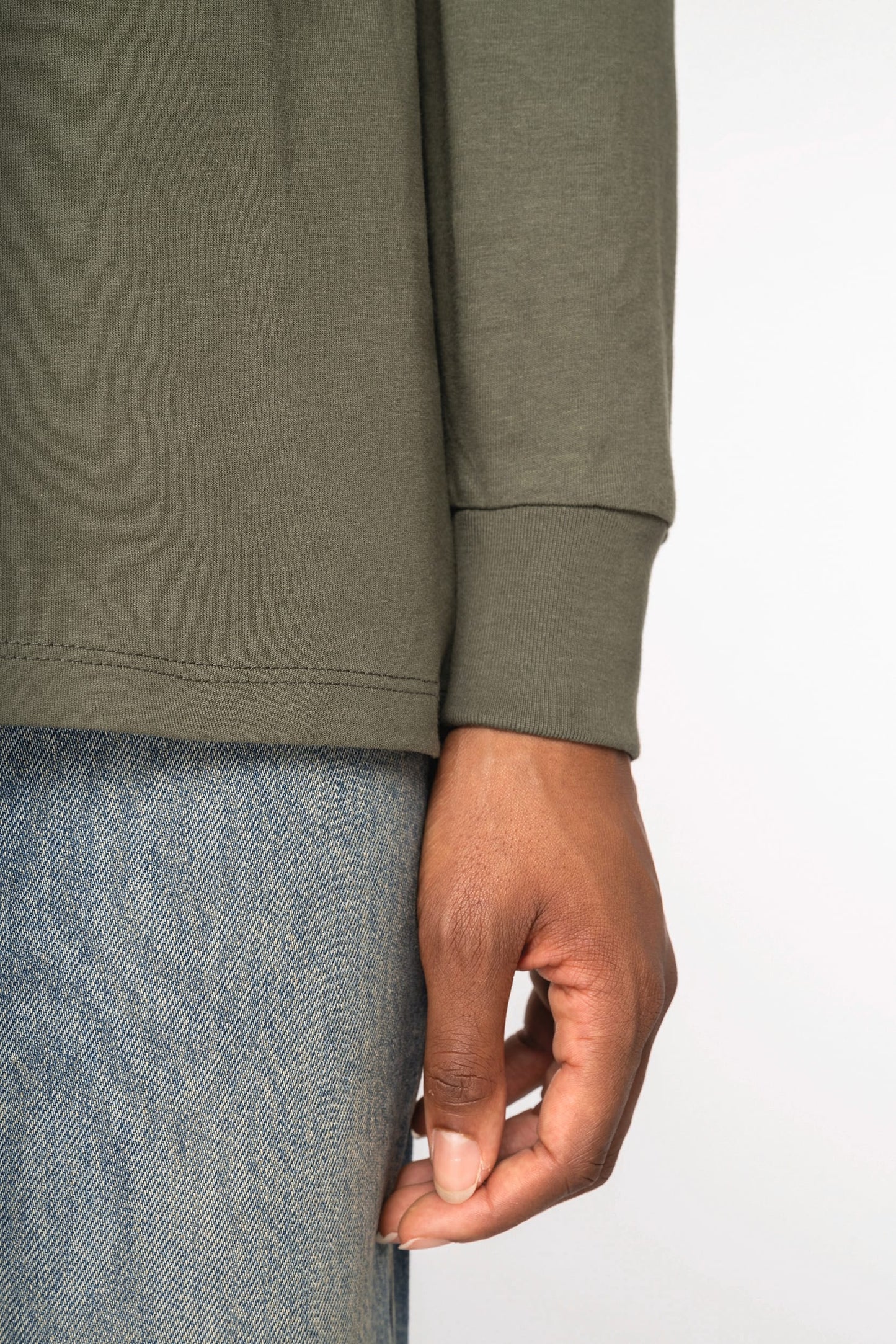 Umweltfreundliches Unisex-Langarmshirt