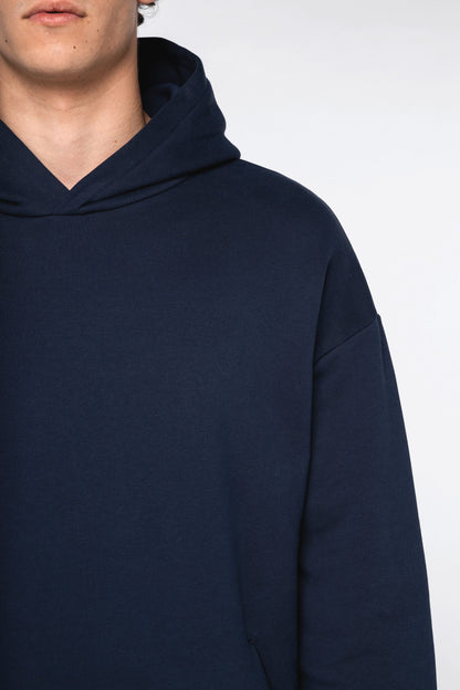 Ecologische uniseks oversized sweater met capuchon