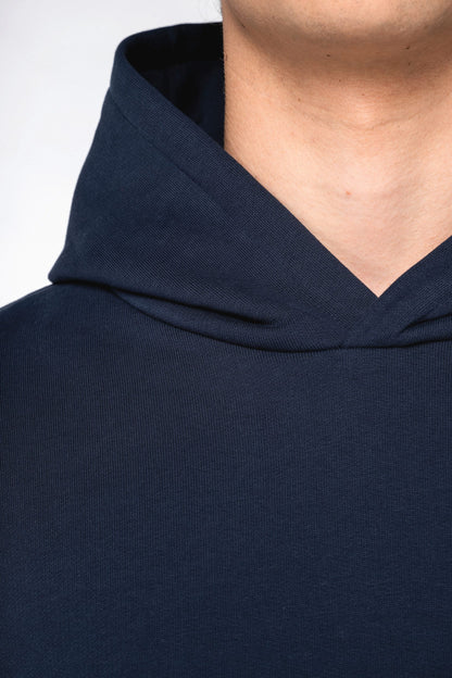 Ecologische uniseks oversized sweater met capuchon