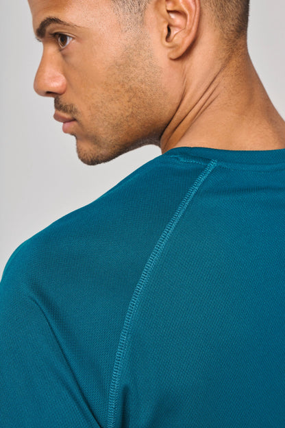 Recyceltes Herren-Sport-T-Shirt mit Rundhalsausschnitt