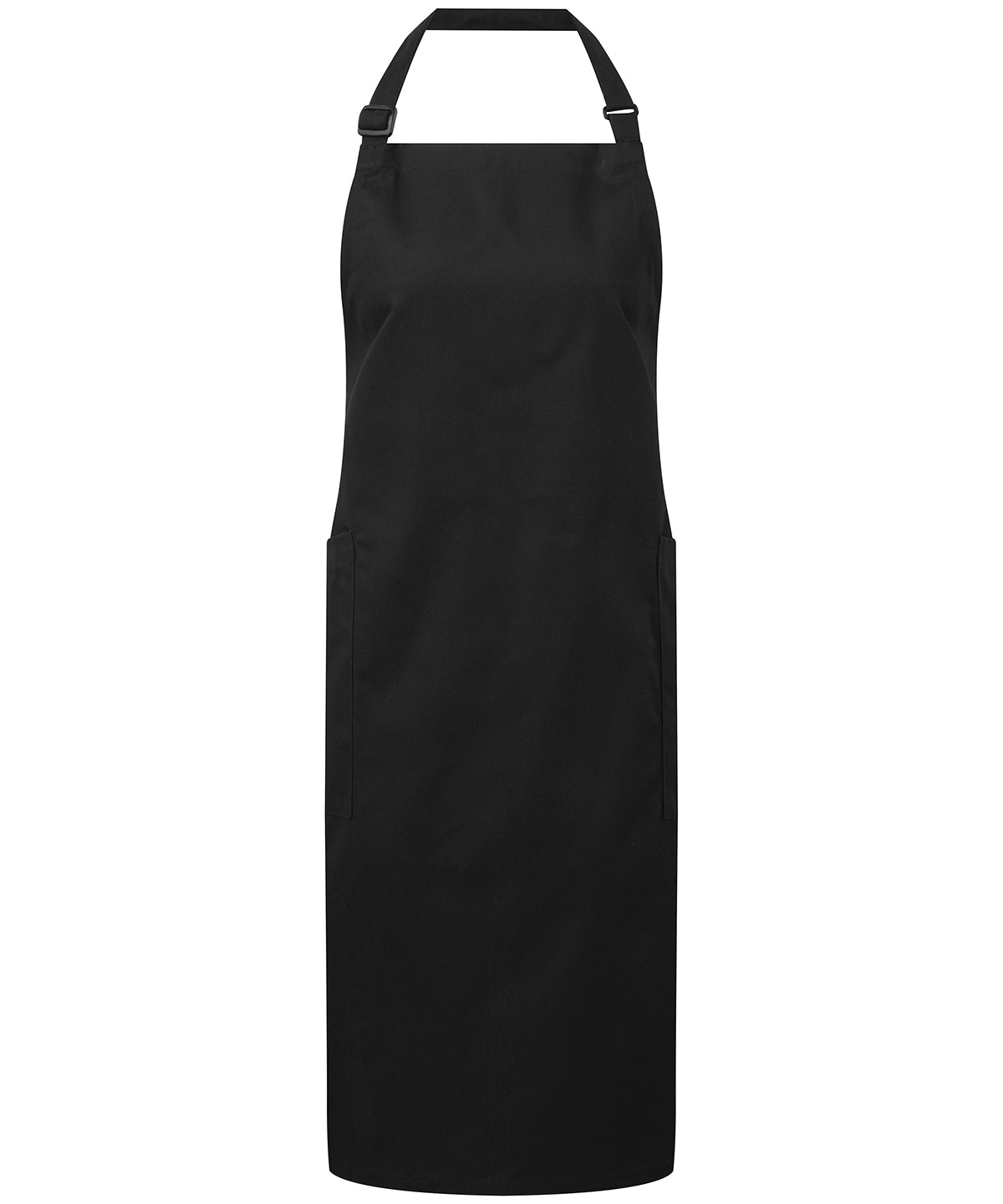 Recycled polyester and cotton bib apron, organic and Fairtrade certified