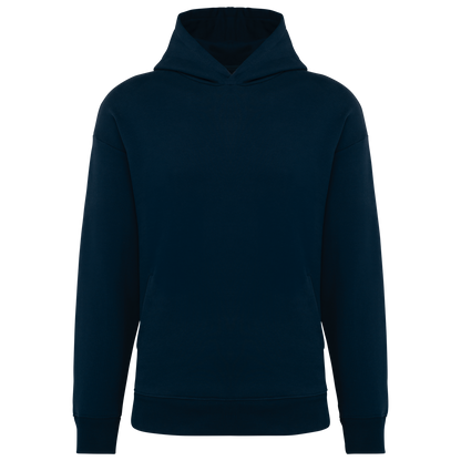 Ecologische uniseks oversized sweater met capuchon