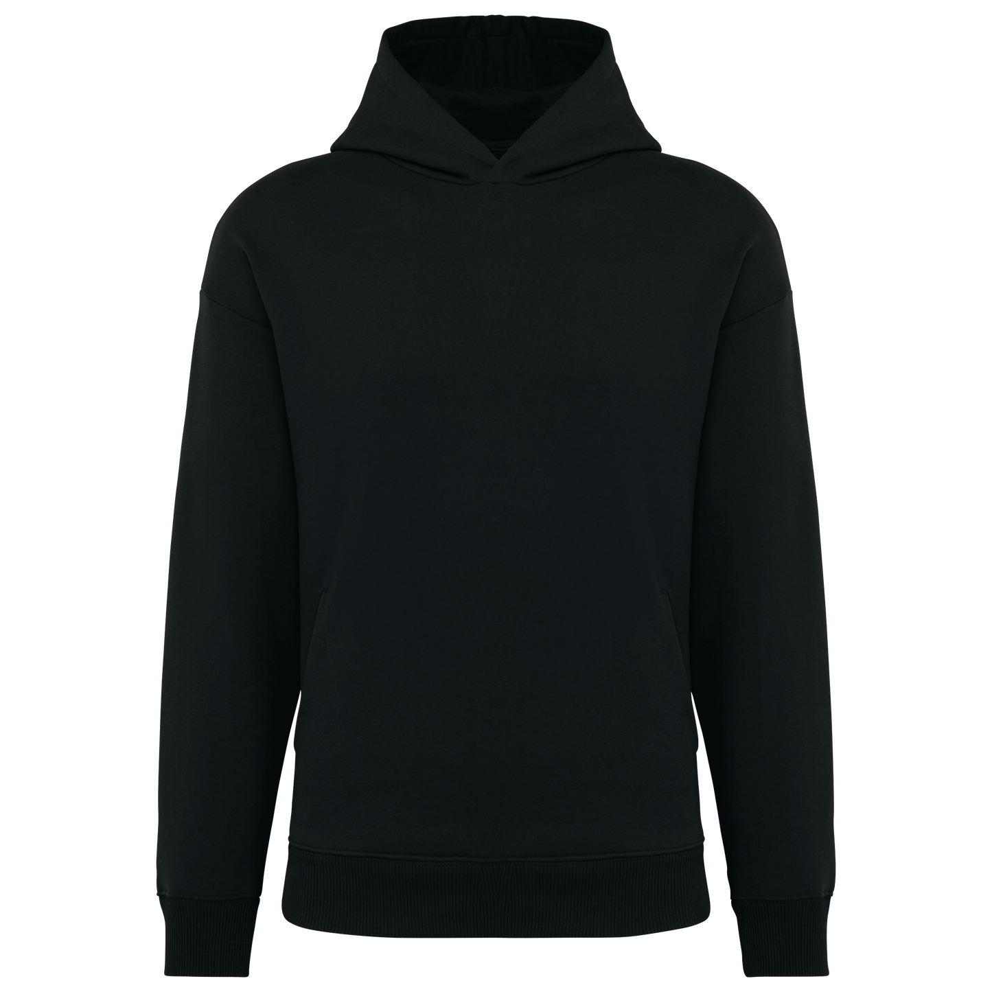 Ecologische uniseks oversized sweater met capuchon