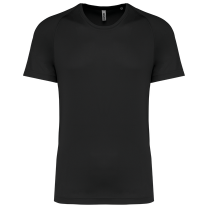 Recyceltes Herren-Sport-T-Shirt mit Rundhalsausschnitt