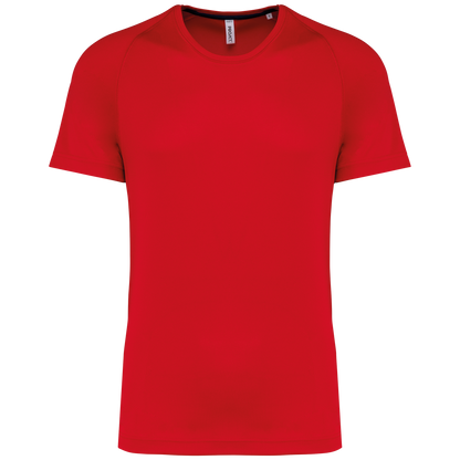 Recyceltes Herren-Sport-T-Shirt mit Rundhalsausschnitt