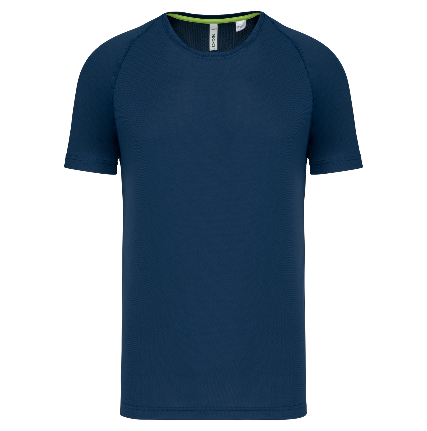 Recyceltes Herren-Sport-T-Shirt mit Rundhalsausschnitt