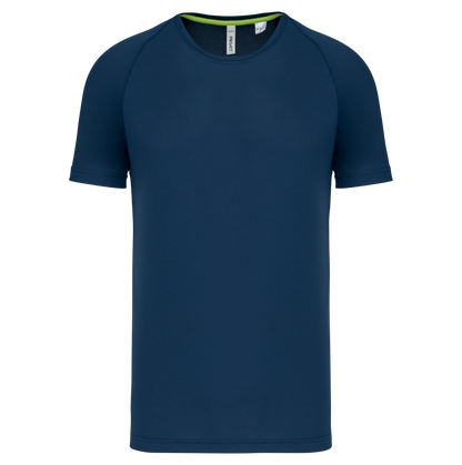 Recyceltes Herren-Sport-T-Shirt mit Rundhalsausschnitt
