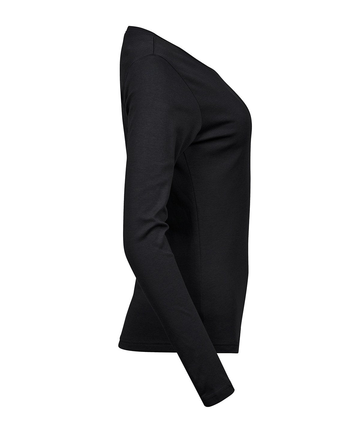 Damen-Langarm-T-Shirt aus Interlock-Gewebe