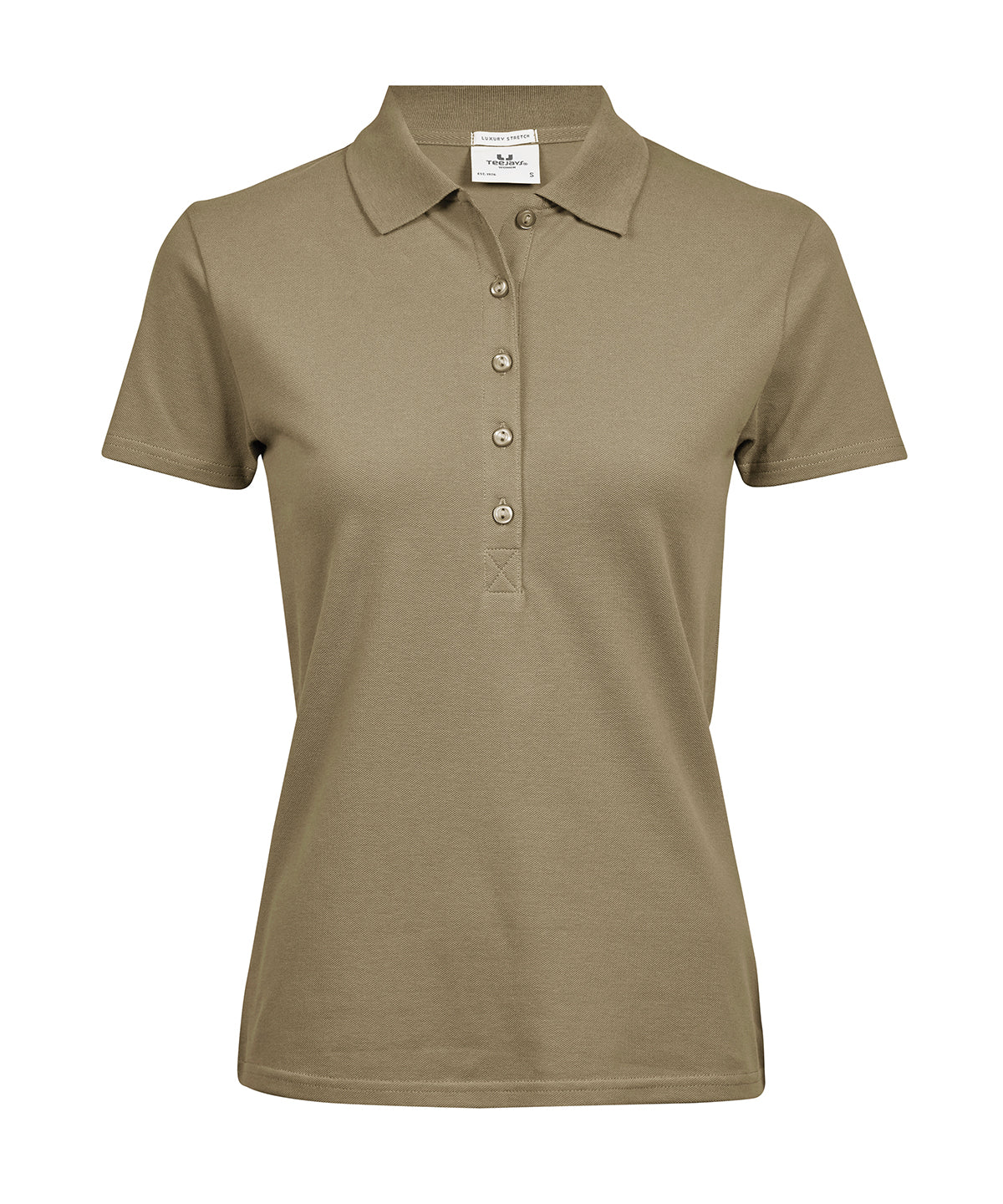 Women's luxury stretch polo