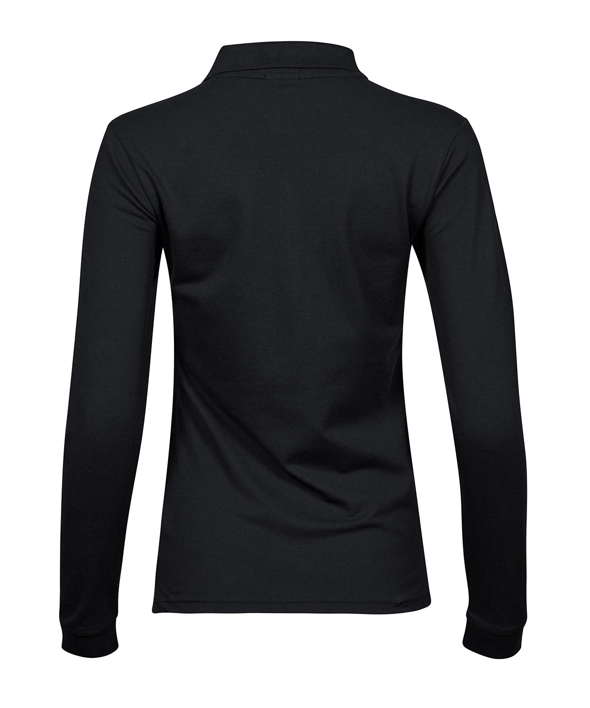 Women's luxury stretch long sleeve polo