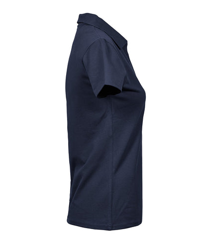 Women's luxury stretch v-neck polo - New Wave Society