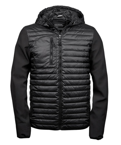 Hooded crossover jacket (9628)