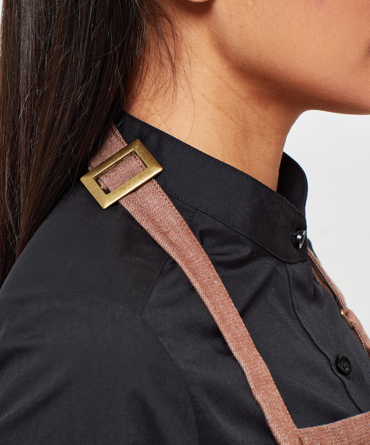 Latzschürze aus Baumwoll-Denim, Bio- und Fairtrade-zertifiziert