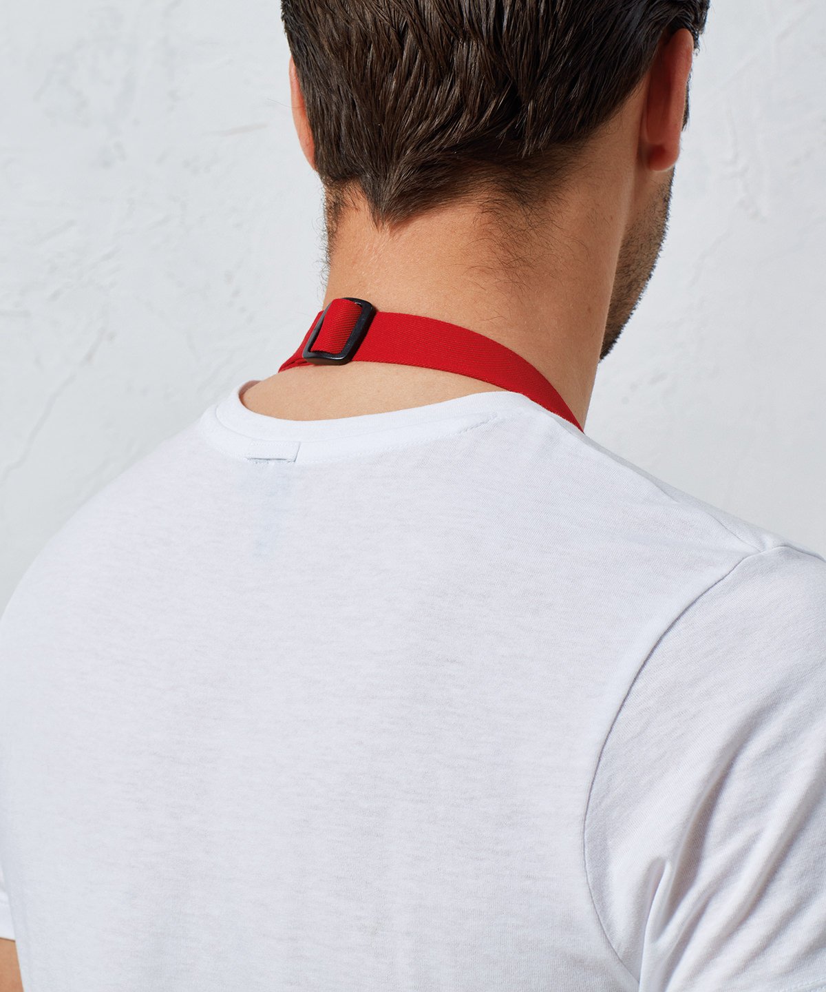 Recycled polyester and cotton bib apron, organic and Fairtrade certified