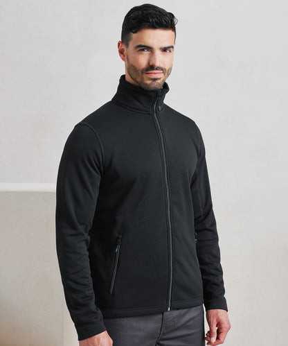 Men's spun-dyed sustainable zip-through sweatshirt