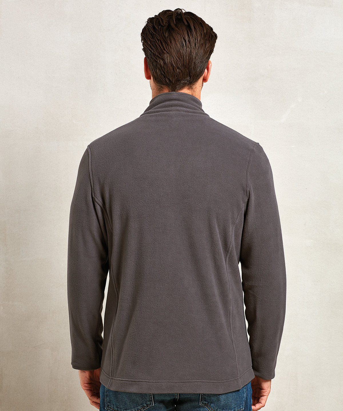 Unisex 'Recyclelight' 1/4-Reißverschluss-Mikrofleece