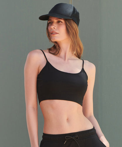 Nachhaltiges, kurzes Damen-Cami-Top mit verstellbaren Trägern