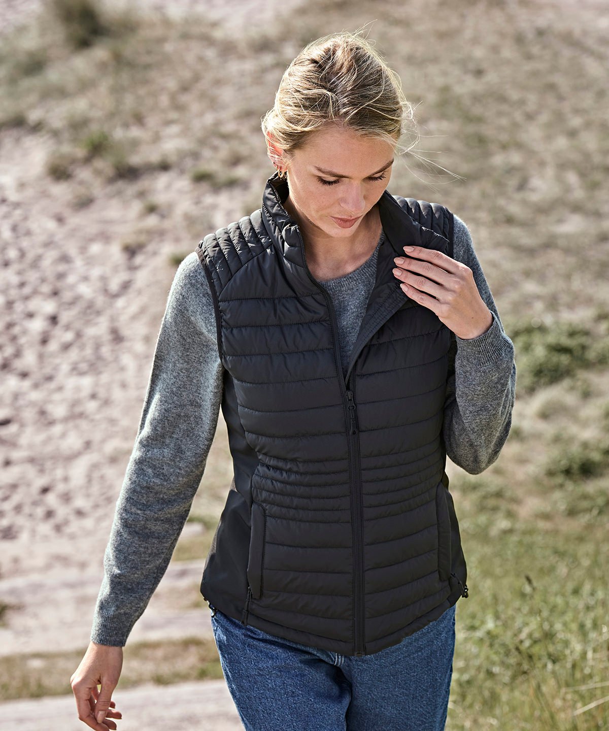 Women's crossover bodywarmer - New Wave Society