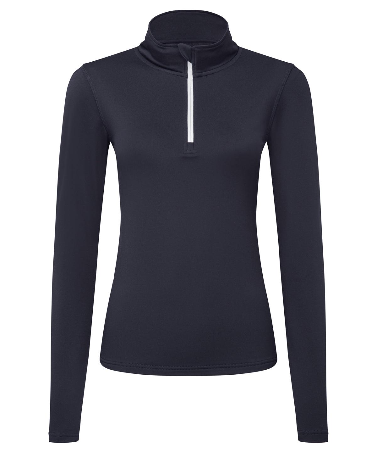 Women’s TriDri® recycled long sleeve brushed back ¼ zip top - New Wave Society