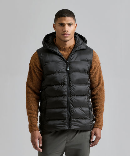 Solitude recycled hooded bodywarmer - New Wave Society