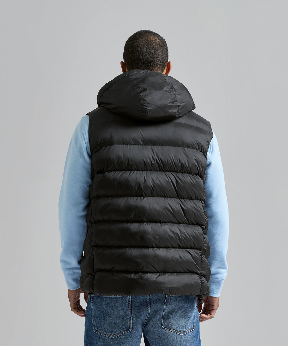 Solitude recycled hooded bodywarmer - New Wave Society