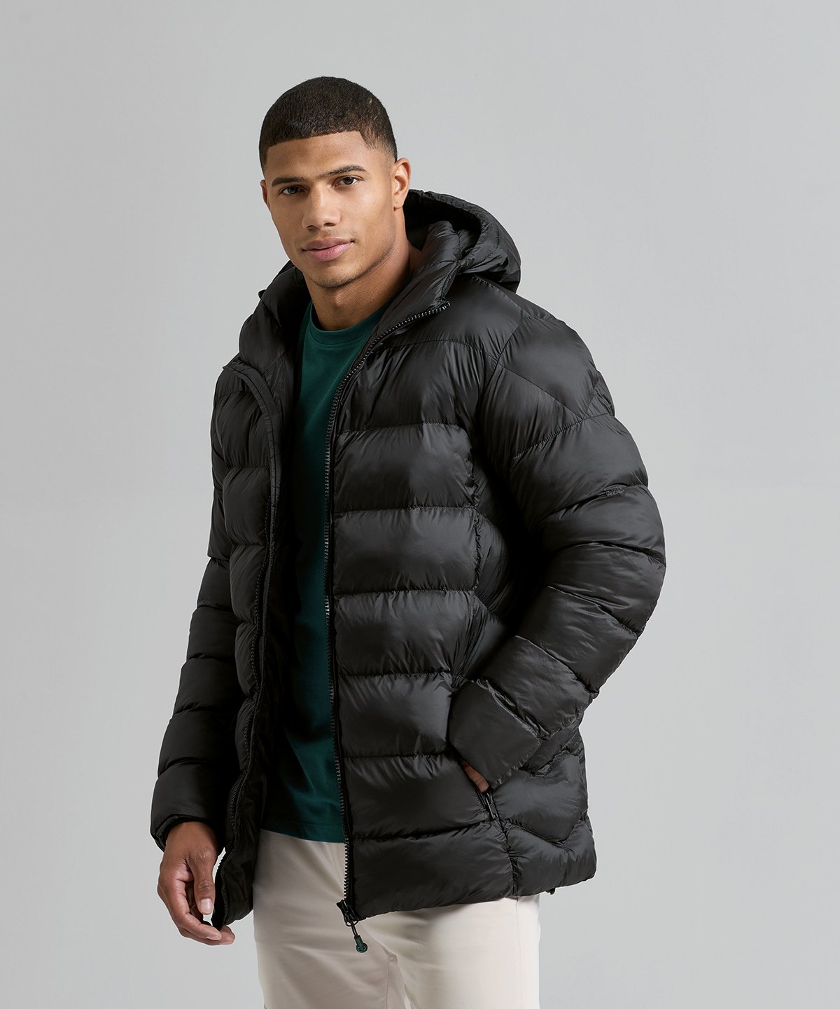 Solitude recycled hooded jacket - New Wave Society