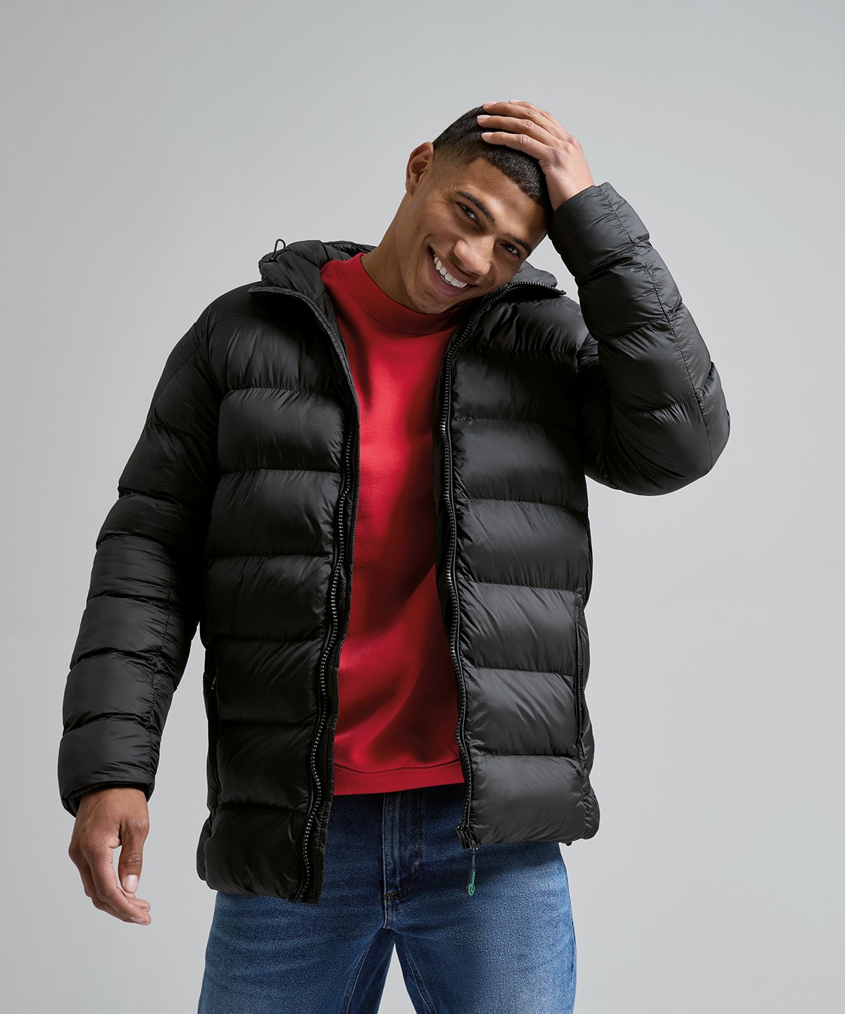 Solitude recycled hooded jacket - New Wave Society