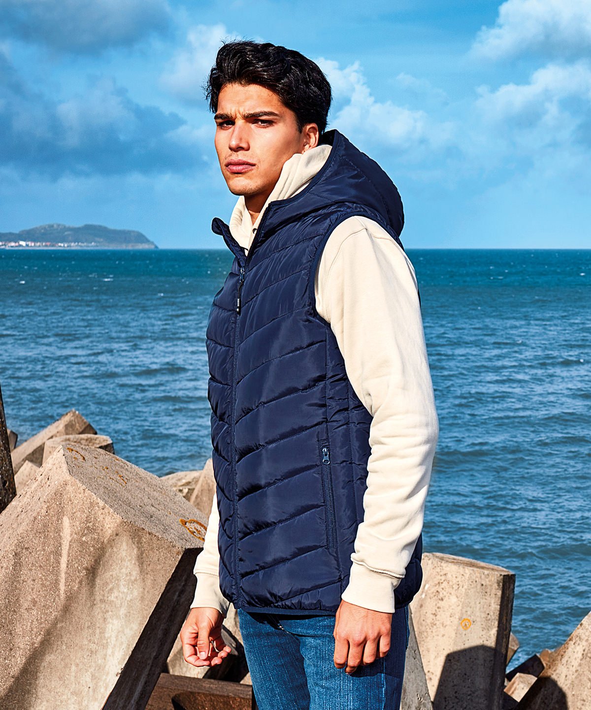 Taurus recycled padded bodywarmer - New Wave Society